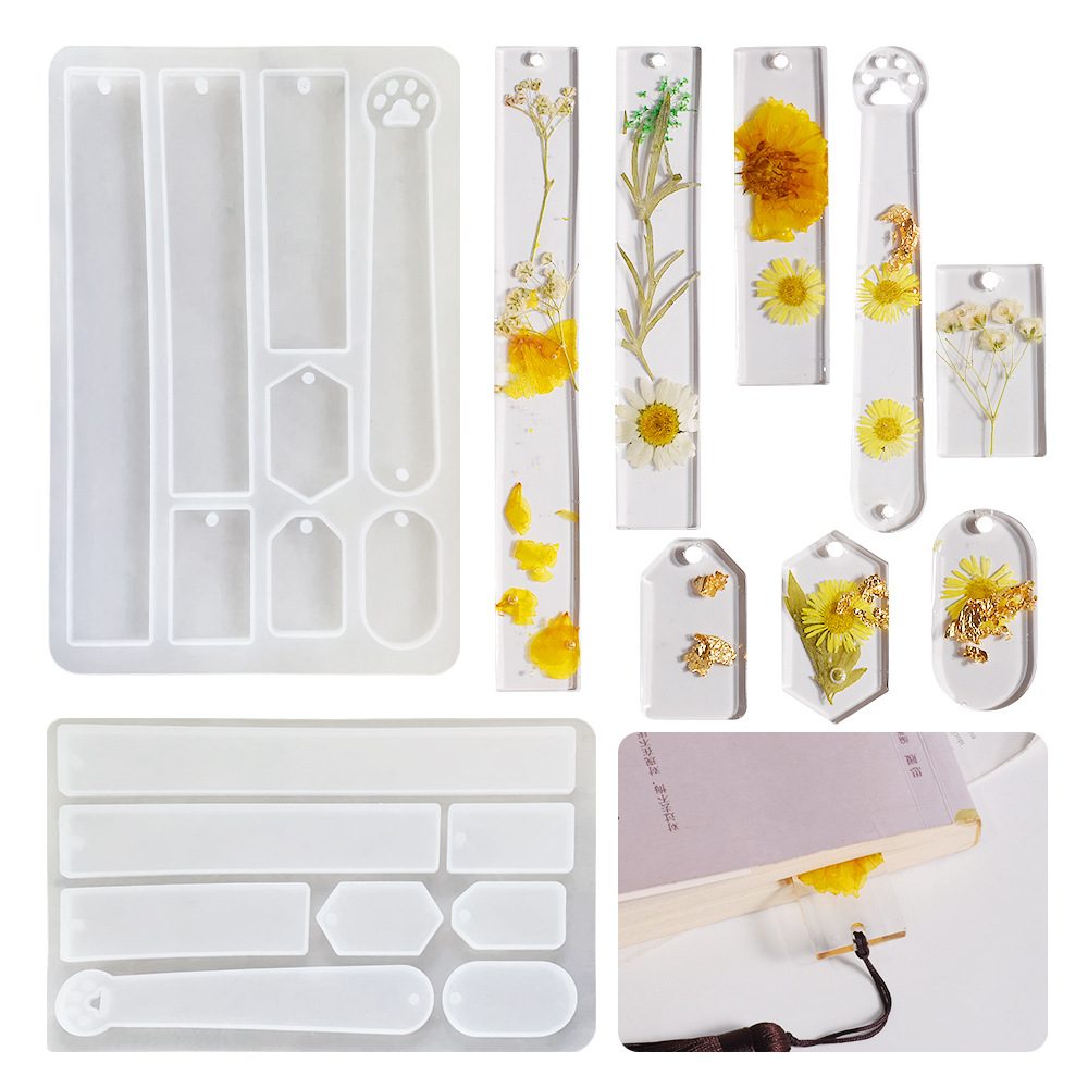 Rectangle Cat Paw Bookmark mold (RUUIPON-003)
