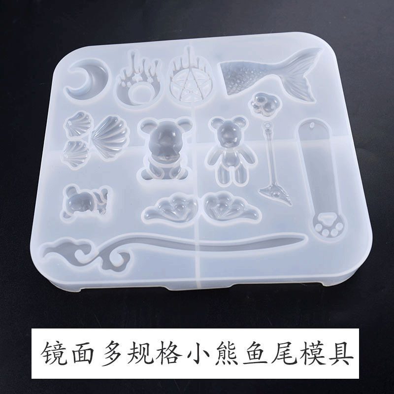 Violent Bear Fishtail Bookmark mold (RUUIPON-006)