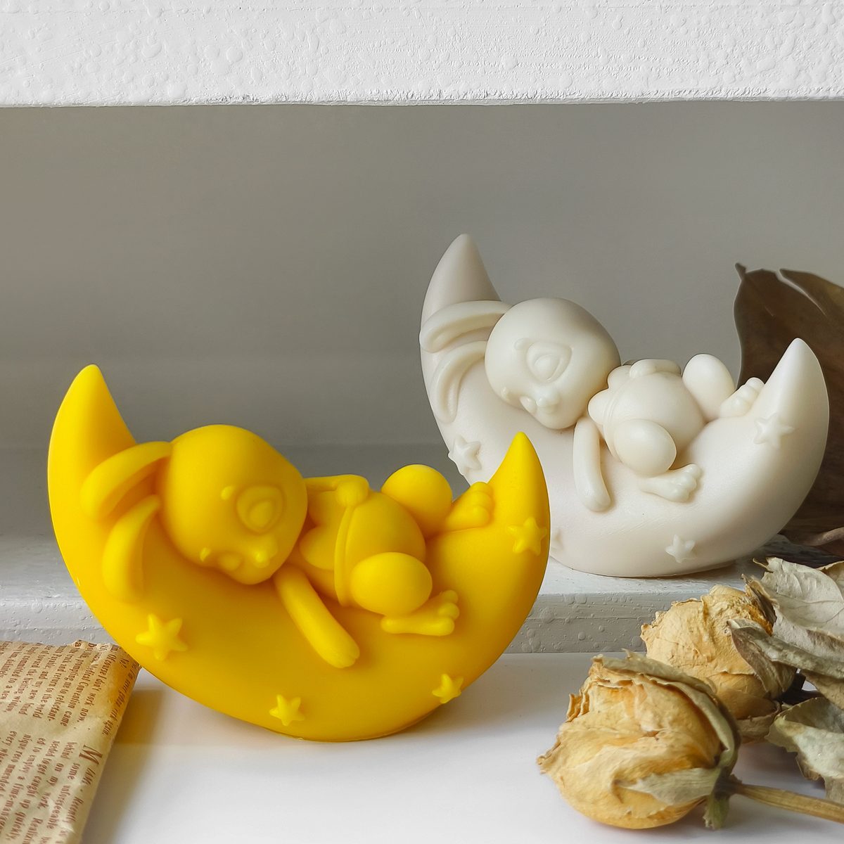 Moon Rabbit Candle mold (RUUIPON-035)