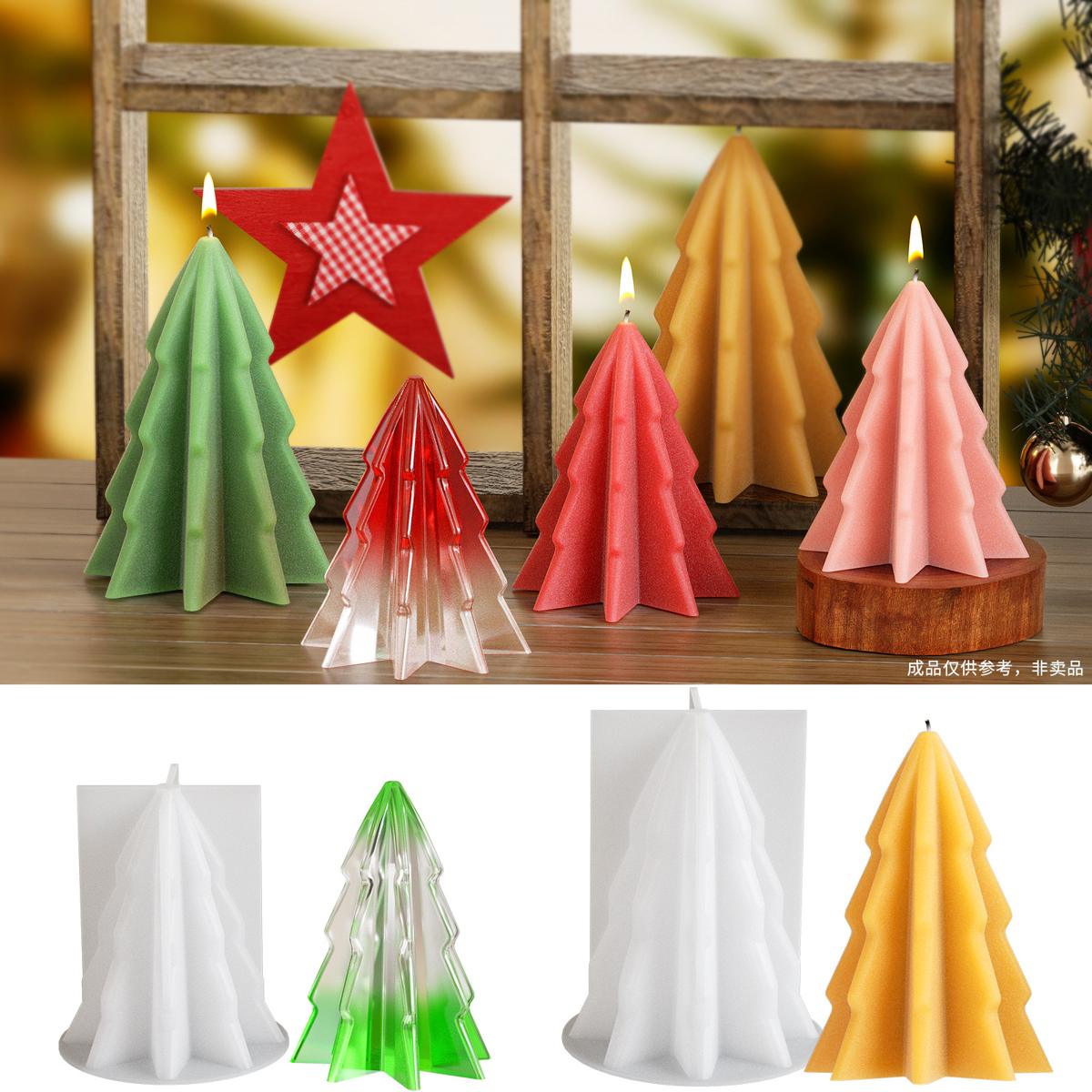 Christmas Tree Candle mold (RUUIPON-037)