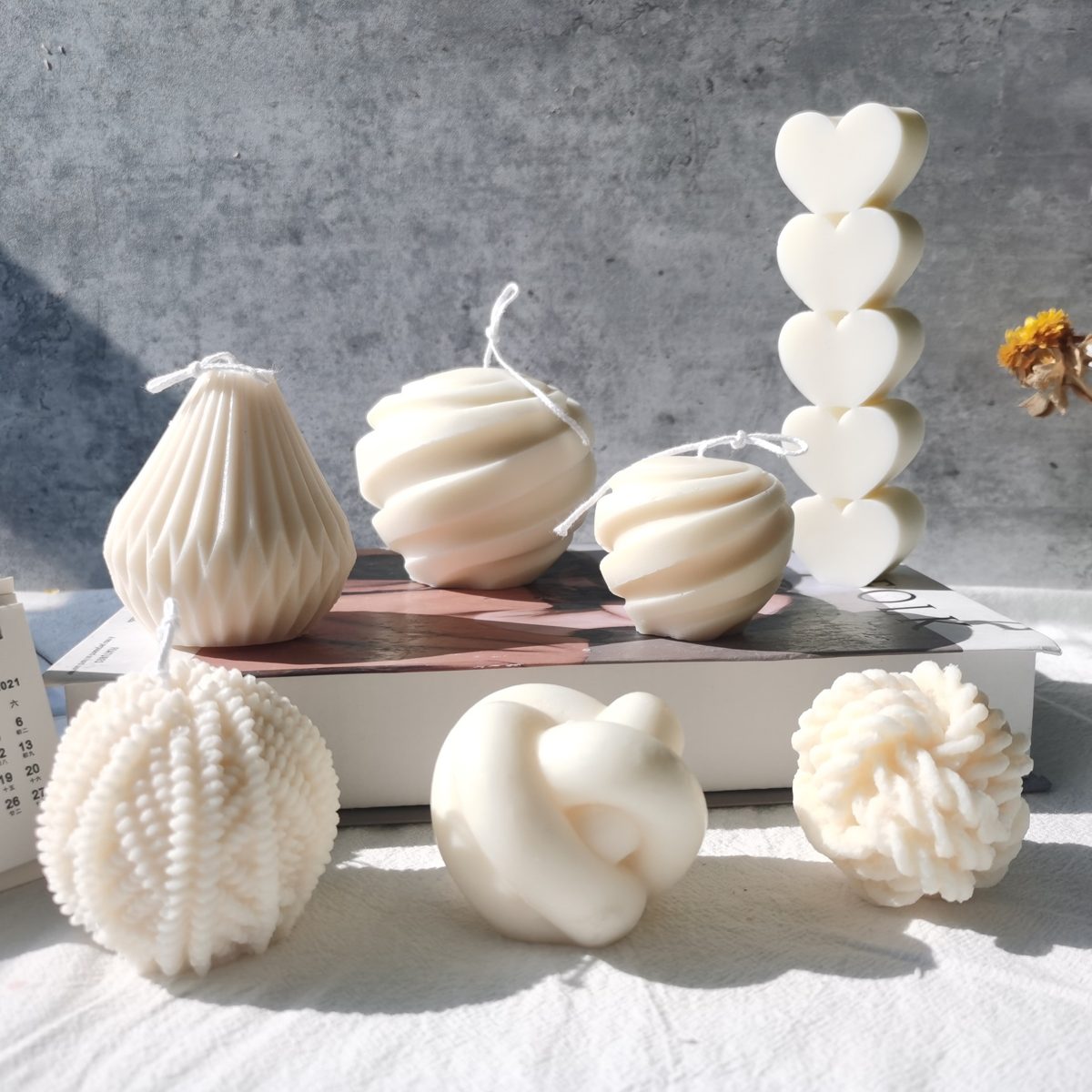 Knot Spiral Candle mold (RUUIPON-094)