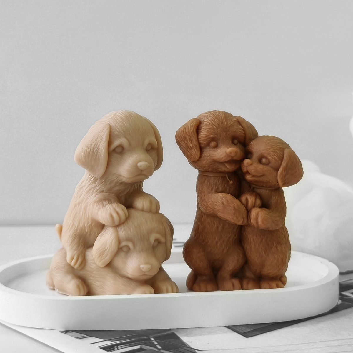 Labrador Stacking Candle mold (RUUIPON-100)
