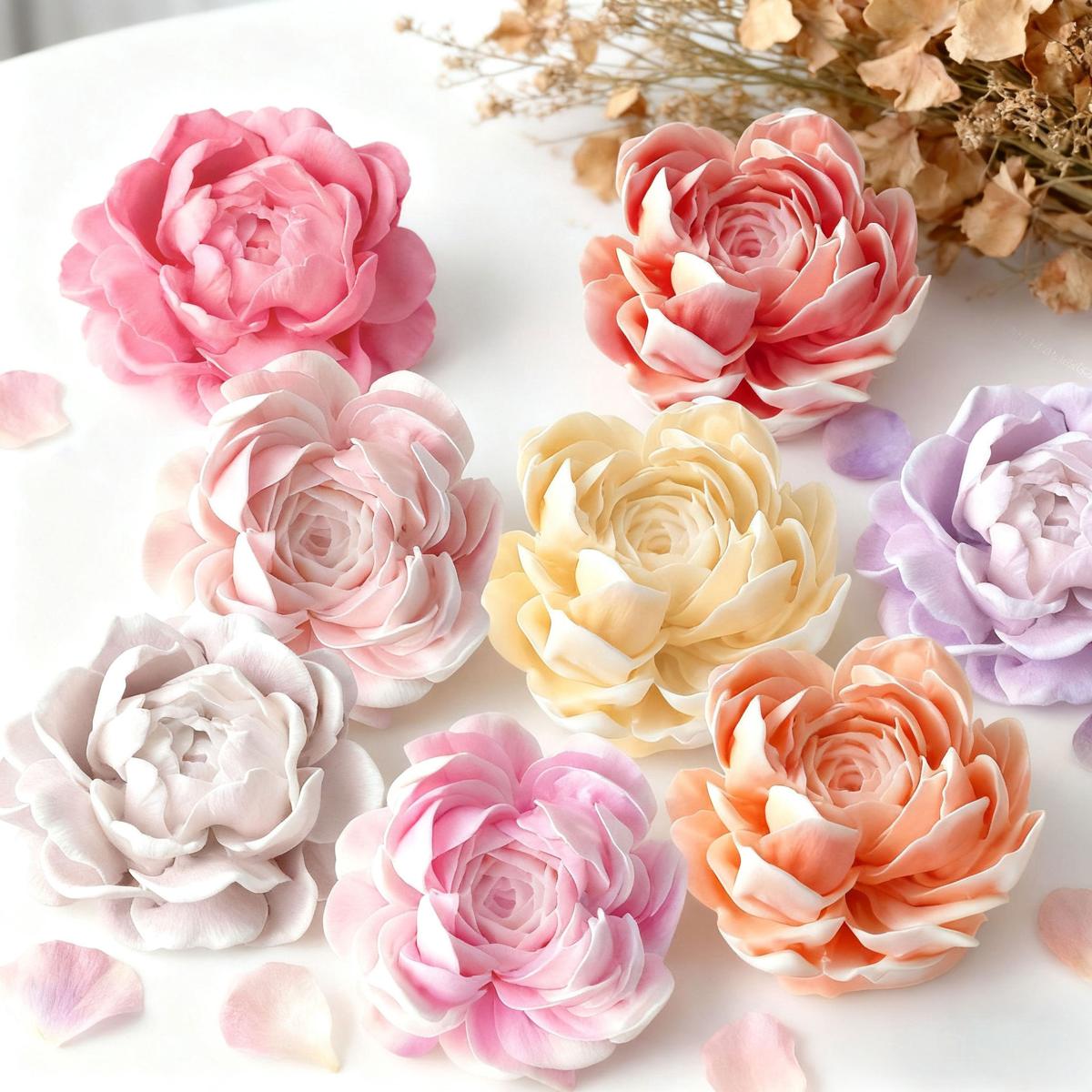Floral Jasmine Candle mold (RUUIPON-112)