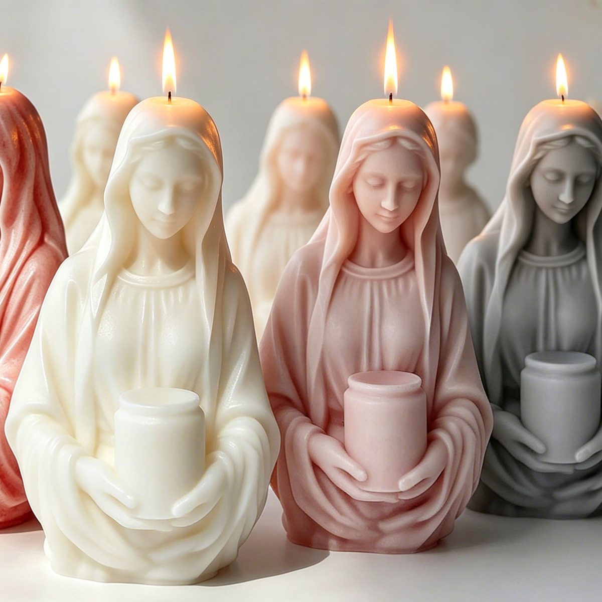 Christmas Aroma Stone Candle mold (RUUIPON-135)
