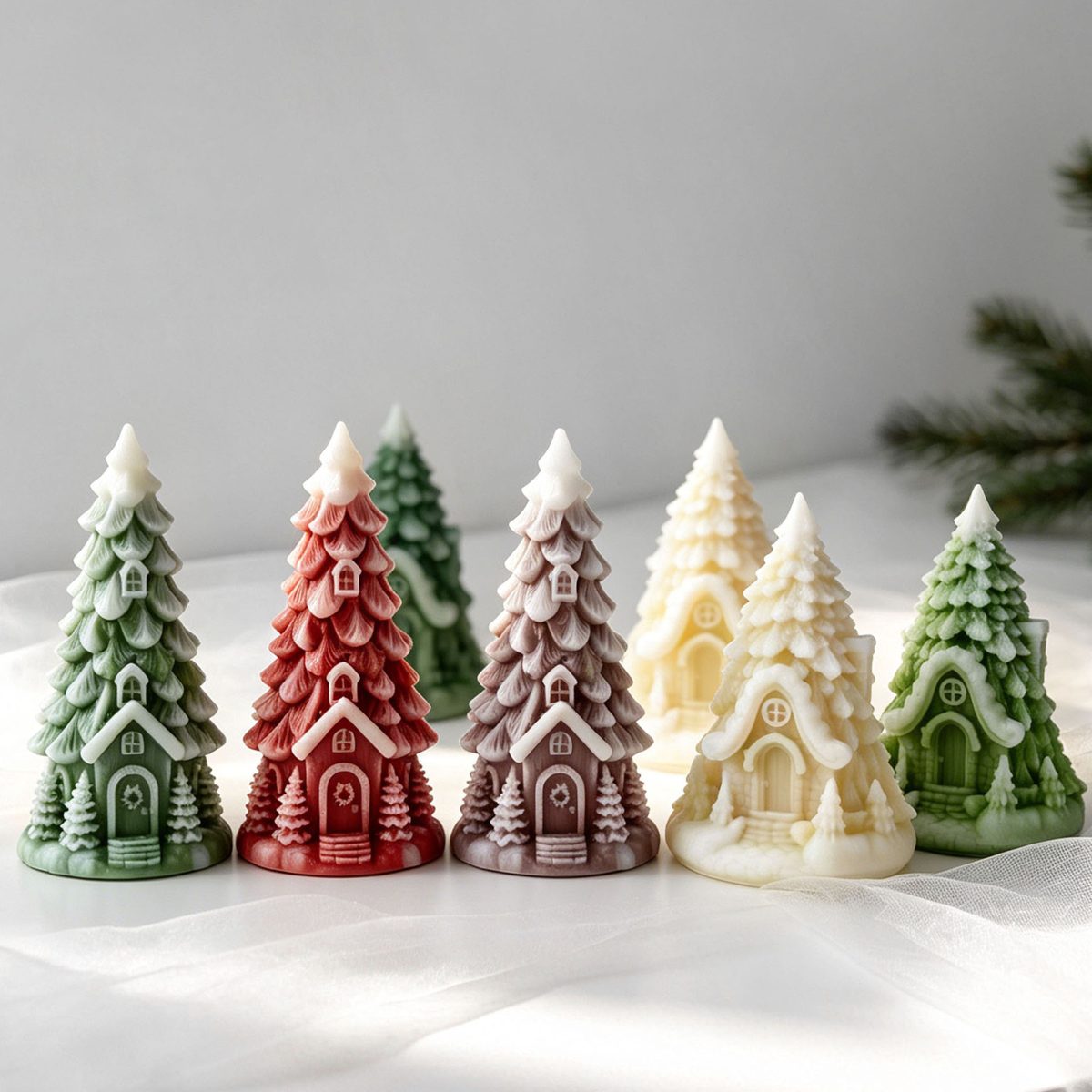 Christmas Treehouse Candle mold (RUUIPON-161)