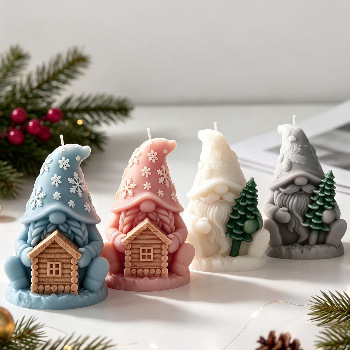 Christmas Dwarf Candle mold (RUUIPON-162)