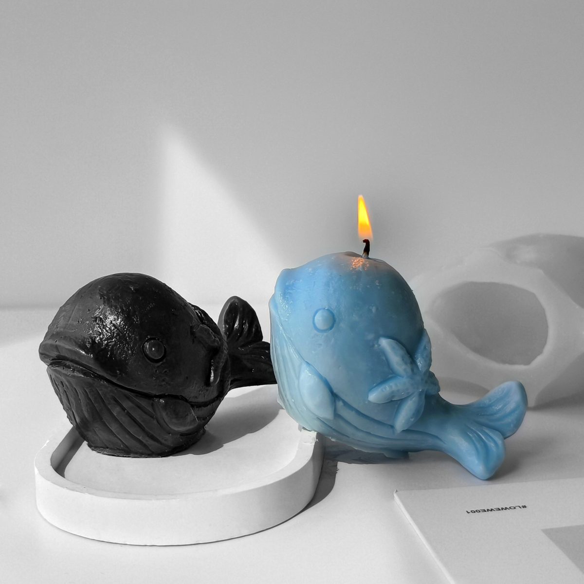 Dolphin Candle mold (RUUIPON-171)