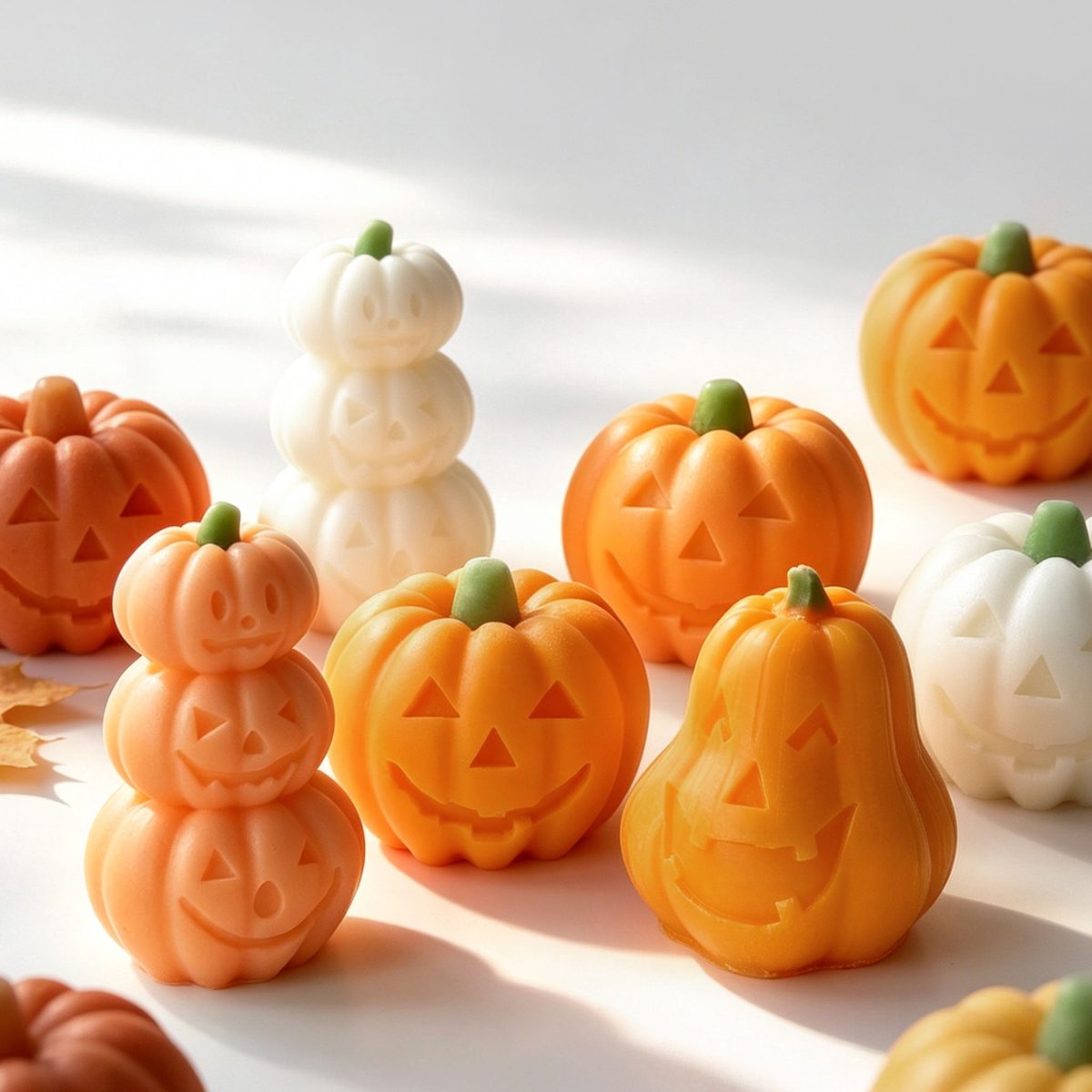 Halloween Pumpkin Candle mold (RUUIPON-173)