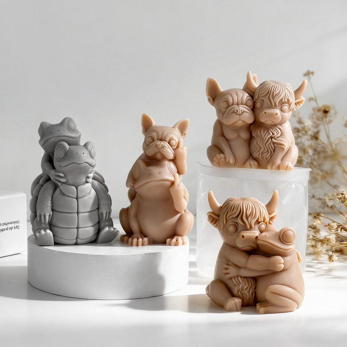 Animal Stacking Candle mold (RUUIPON-180)