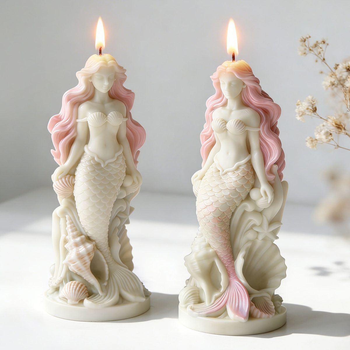 Mermaid Ocean Candle mold (RUUIPON-181)