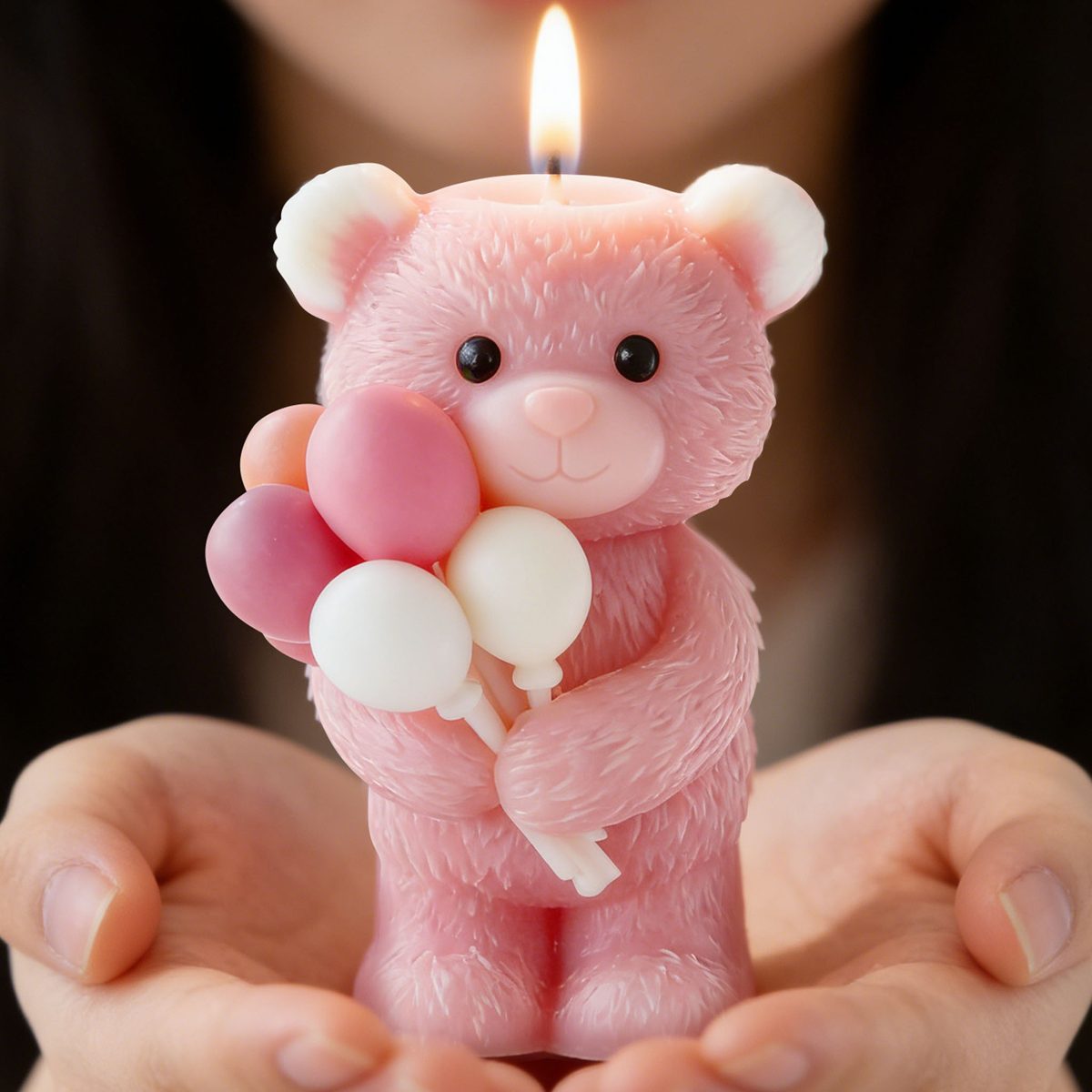 Balloon Bear Candle mold (RUUIPON-195)