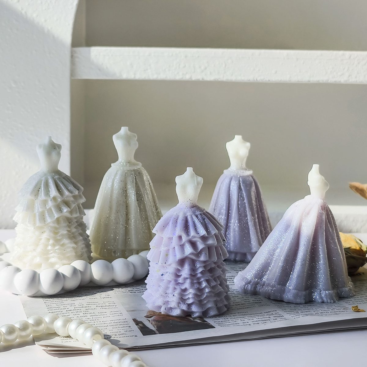 Wedding Dress Candle mold (RUUIPON-200)