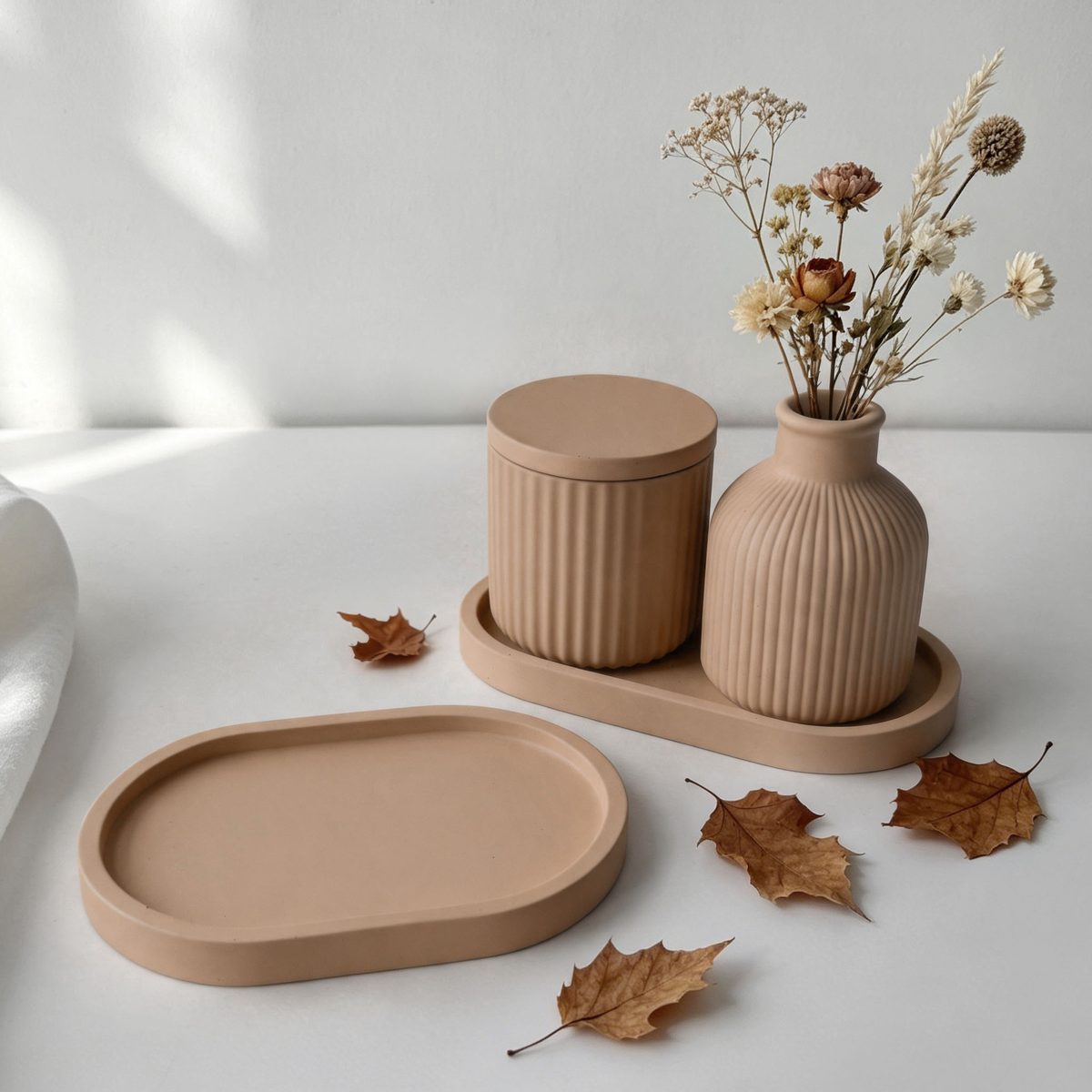 Epoxy Round Candle mold (RUUIPON-203)