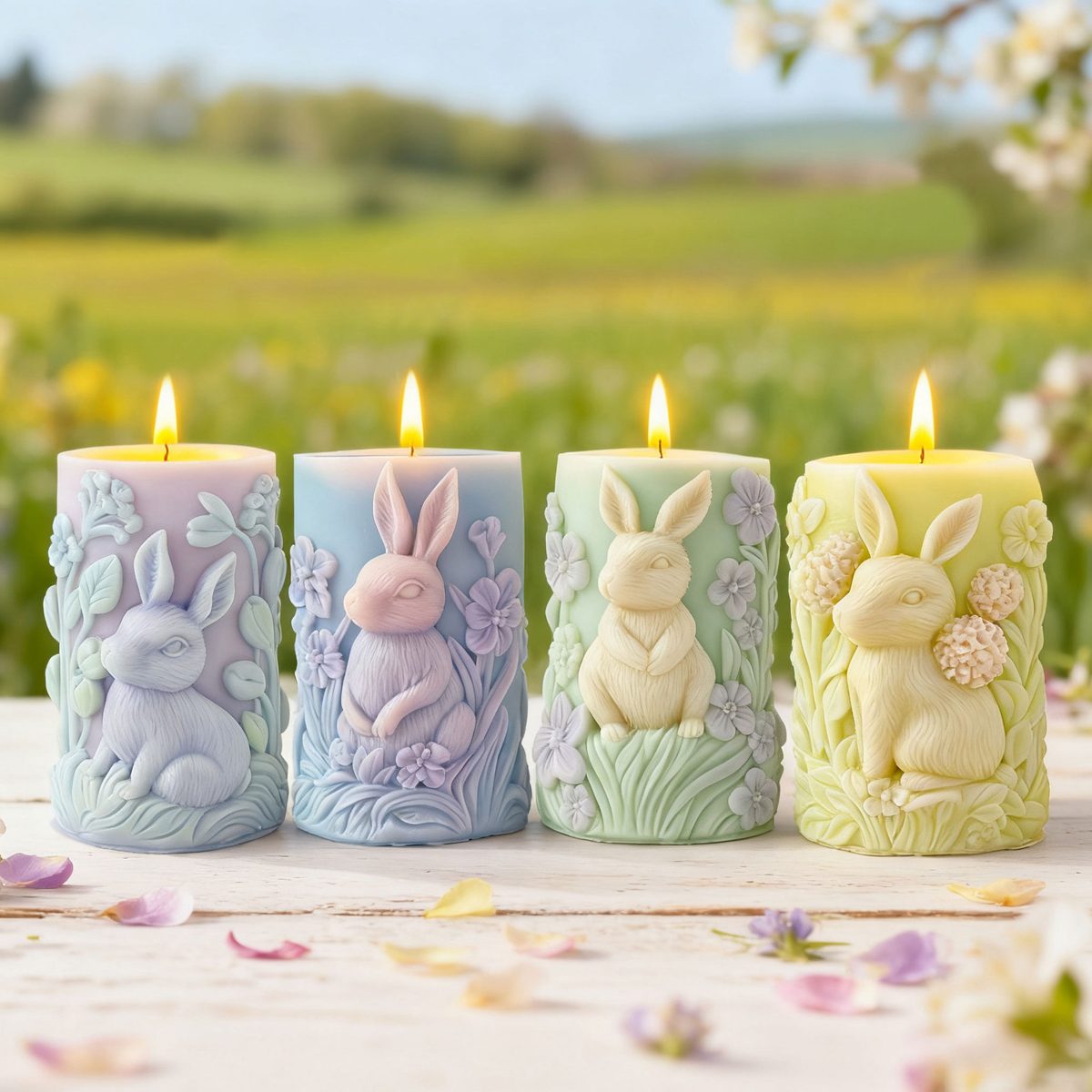 Relief Cylinder Candle mold (RUUIPON-211)