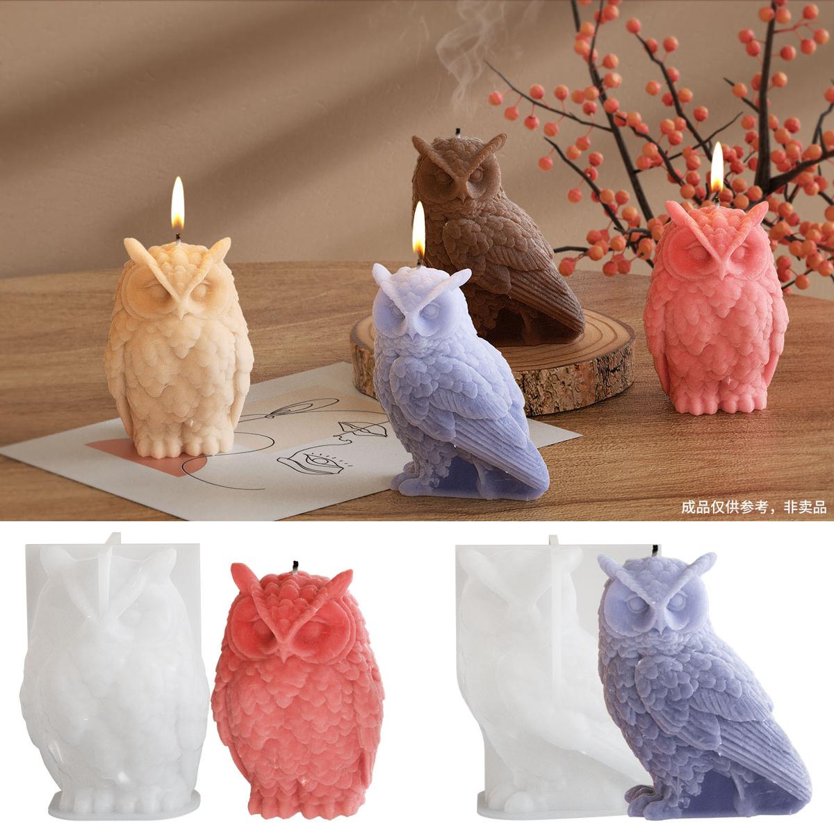 Owl Candle mold (RUUIPON-212)