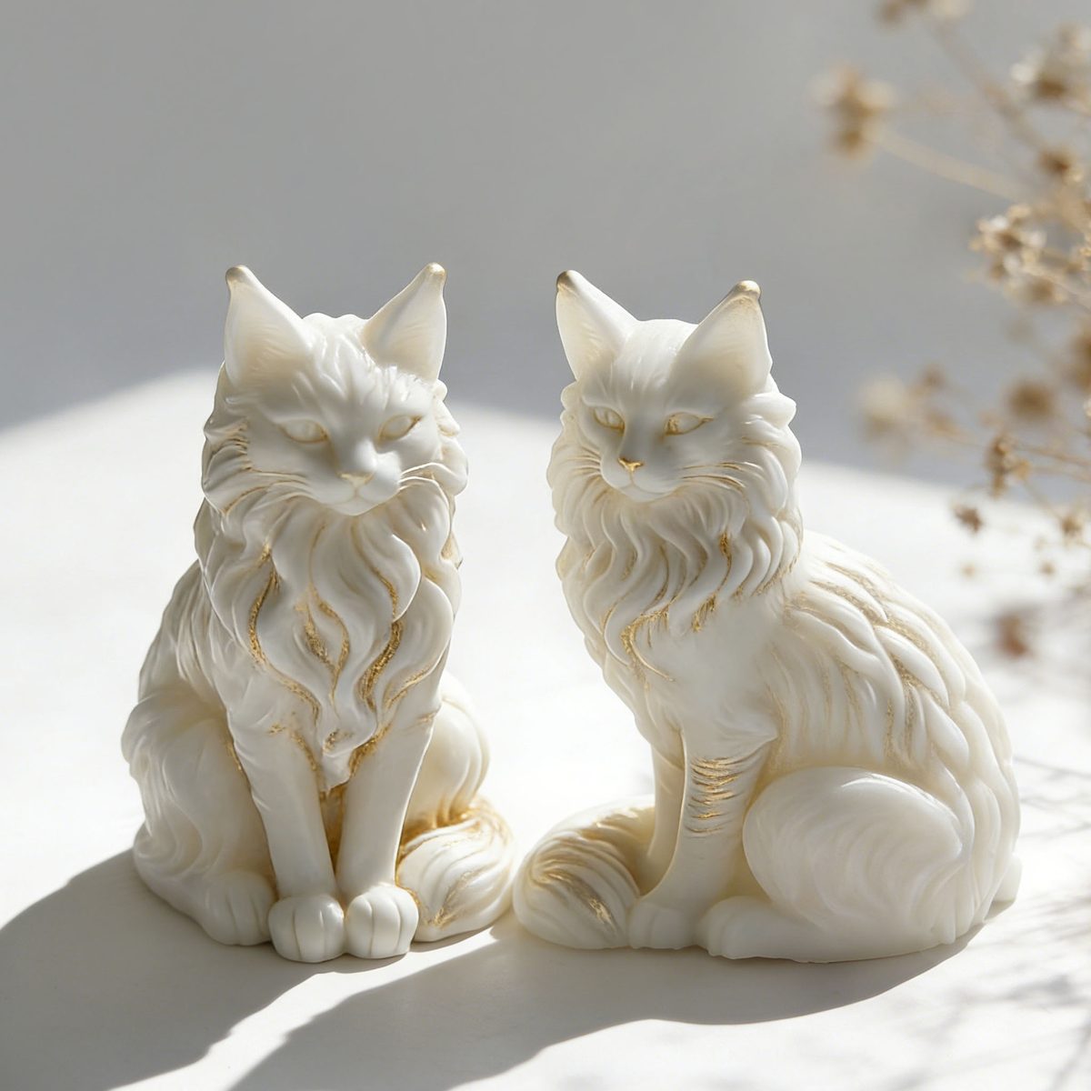 Maine Coon Sitting Candle mold (RUUIPON-216)