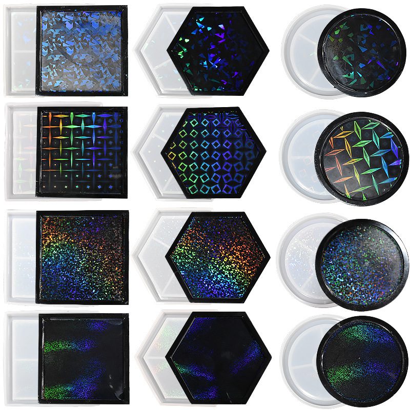 Laser Holographic Coaster mold (RUUIPON-222)