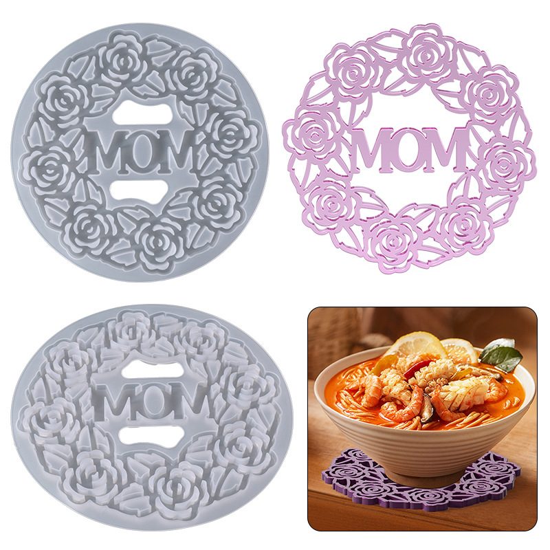 Wreath Coaster mold (RUUIPON-223)