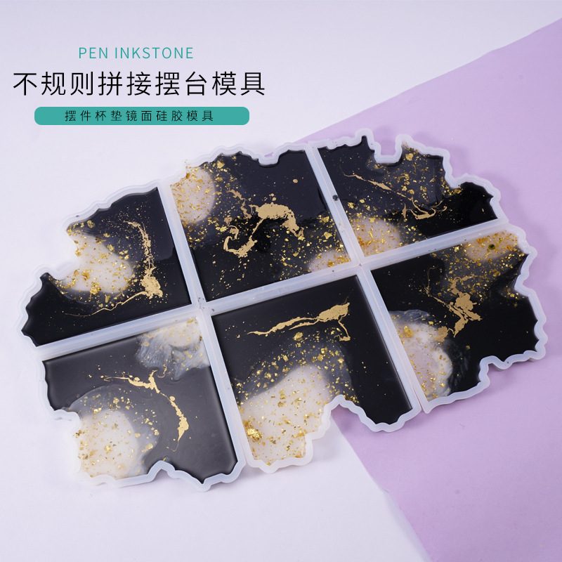 Irregular Coaster mold (RUUIPON-229)