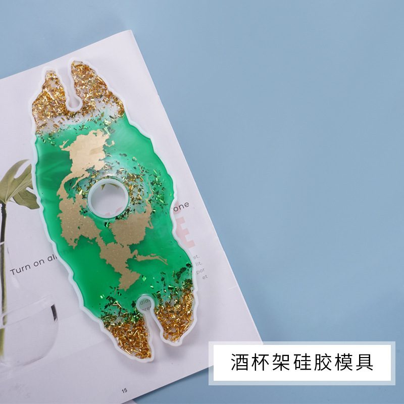 Irregular Wine Rack Coaster mold (RUUIPON-241)