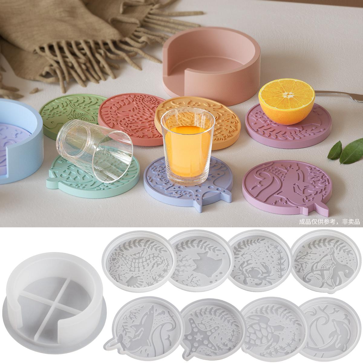 Coaster Gypsum mold (RUUIPON-268)