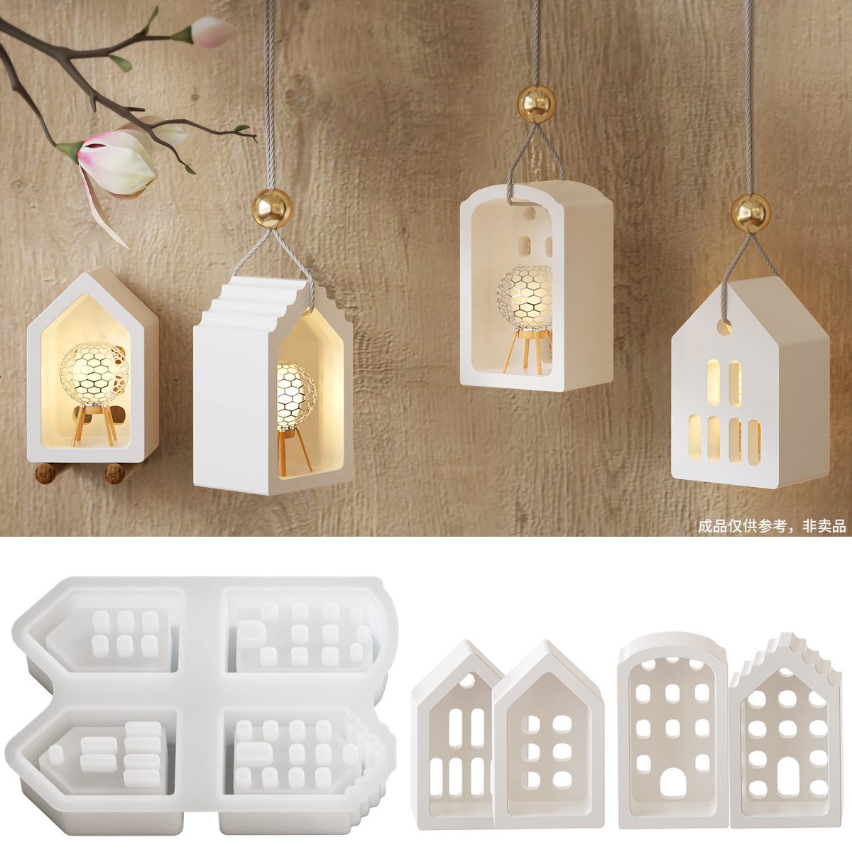 European House House Gypsum mold (RUUIPON-290)