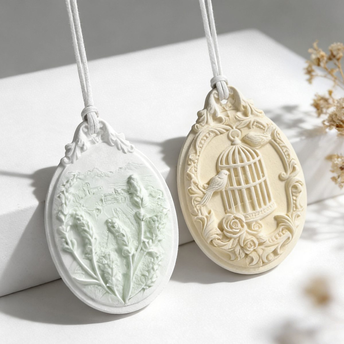 Bugle Angel Hanging Tag Gypsum mold (RUUIPON-299)