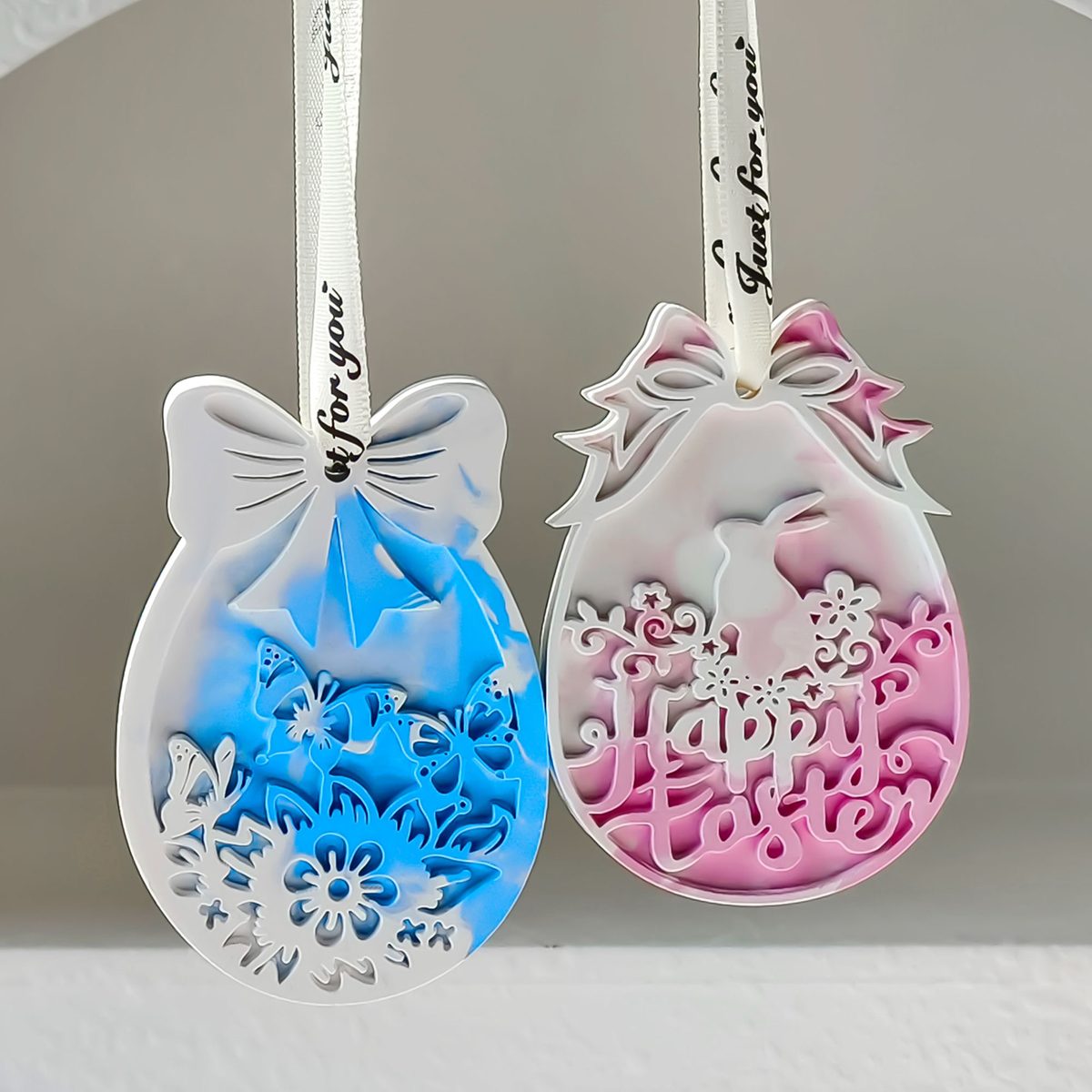 Easter Bunny Egg Gypsum mold (RUUIPON-305)