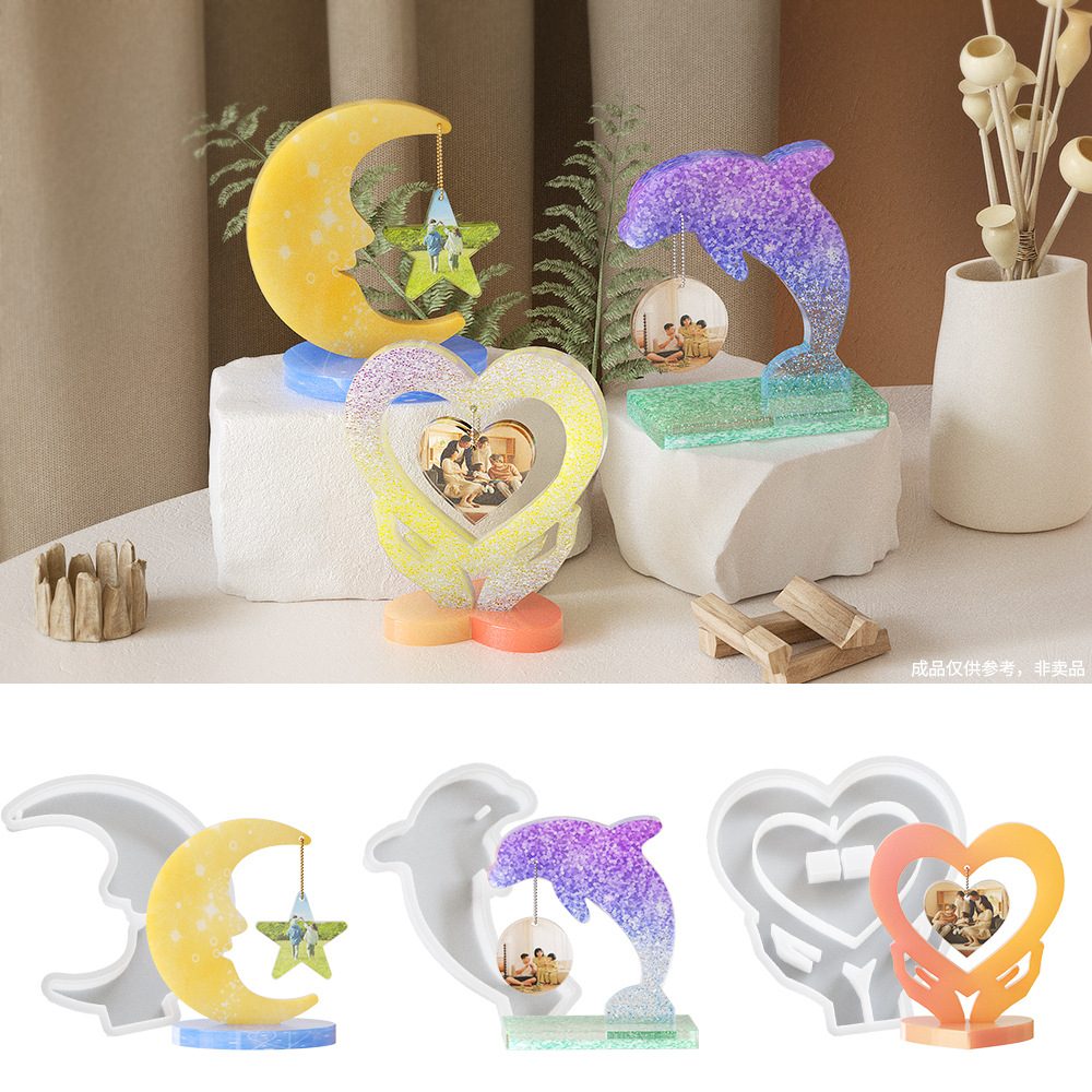 Heart Picture Frame Gypsum mold (RUUIPON-310)