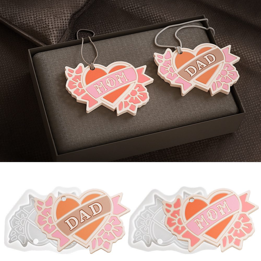 Hanging Tag Fathers Day Gypsum mold (RUUIPON-313)