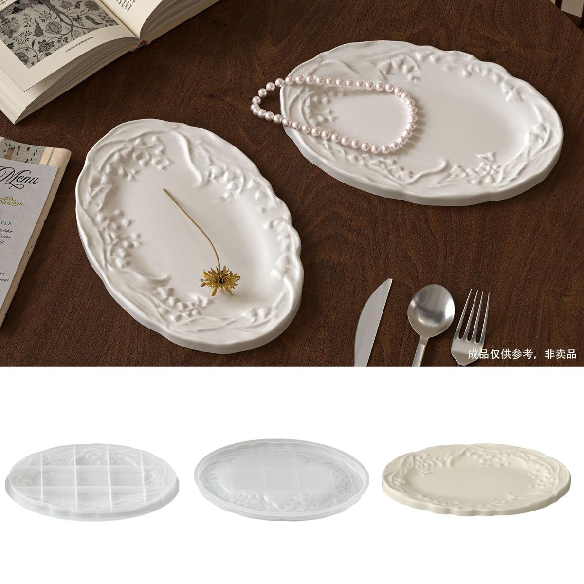 Tray Oval Gypsum mold (RUUIPON-318)