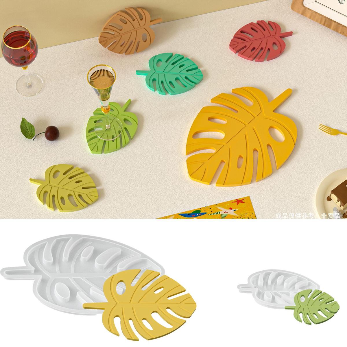 Leaf Coaster Gypsum mold (RUUIPON-319)