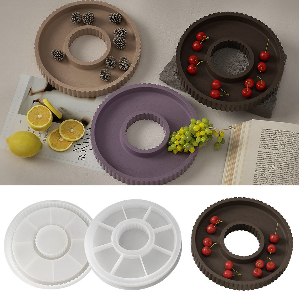Stripe Storage Tray Gypsum mold (RUUIPON-325)