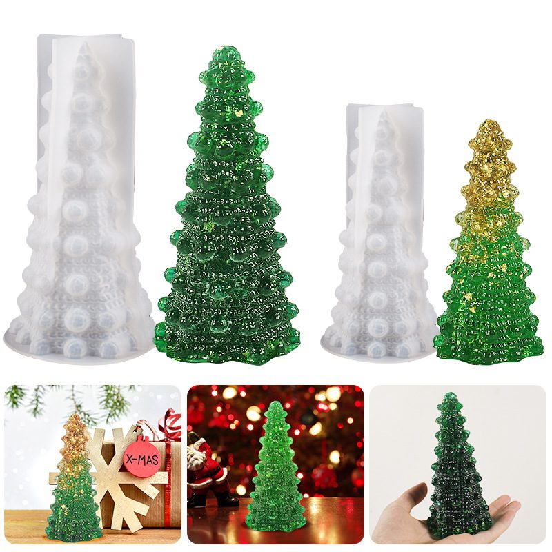 Christmas Tree Night Light Gypsum mold (RUUIPON-328)