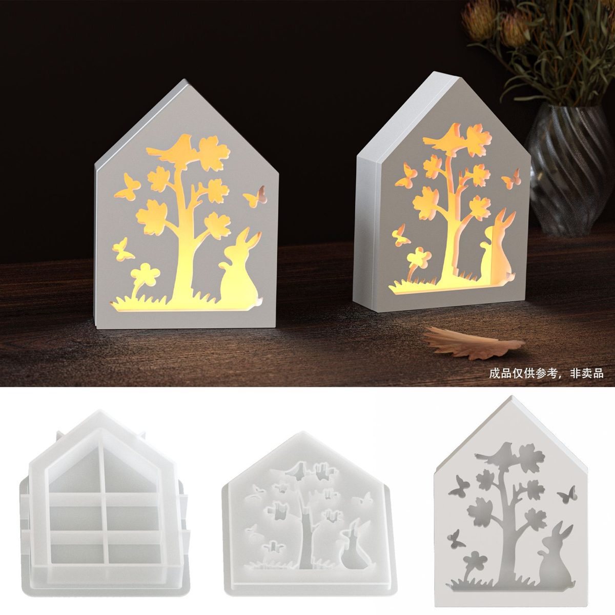 Easter Bird Gypsum mold (RUUIPON-356)