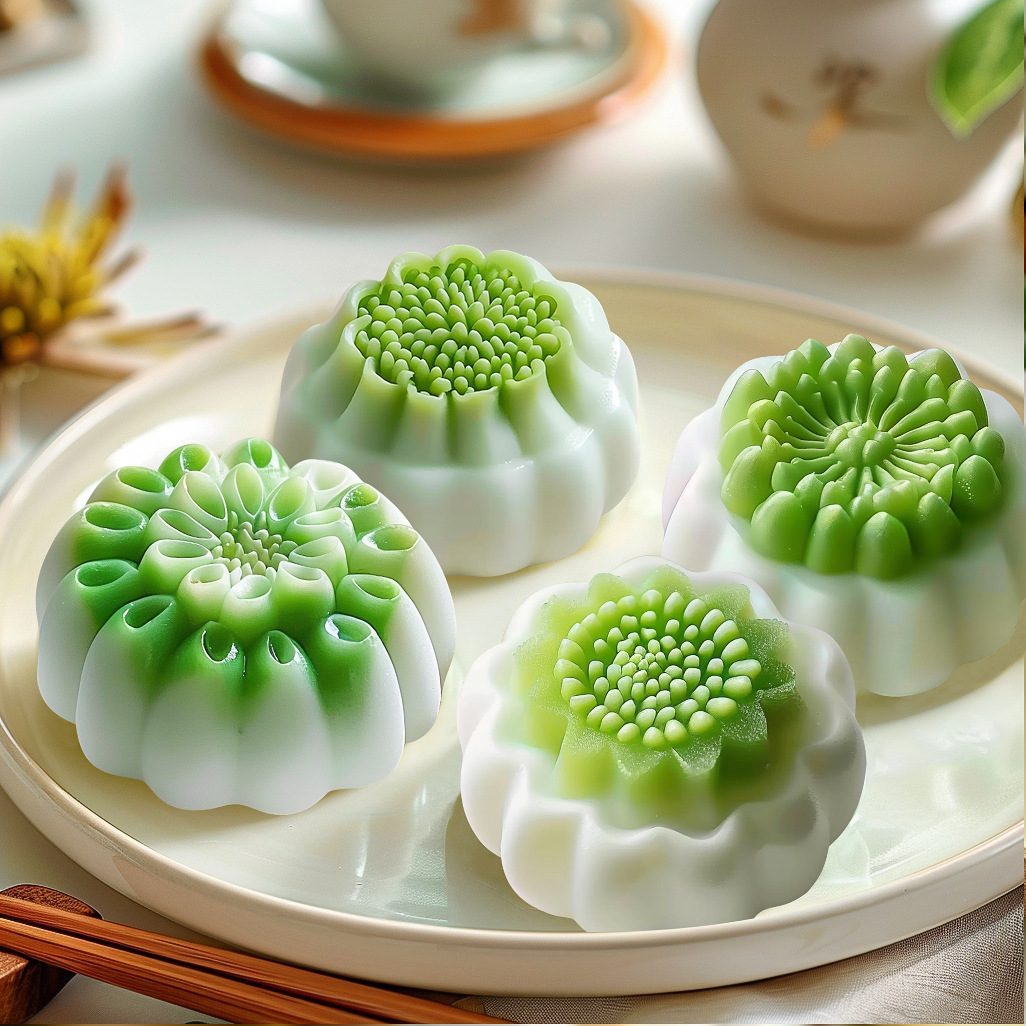 Flower Bud Mooncake mold (RUUIPON-407)