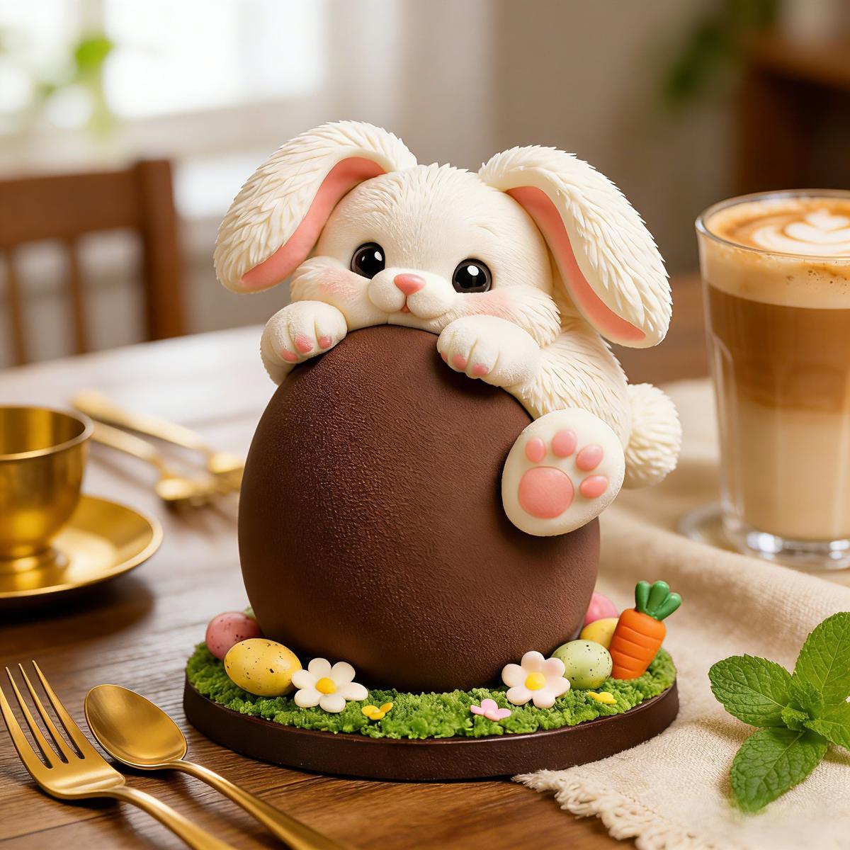 Easter Bunny Mousse Cake mold (RUUIPON-425)