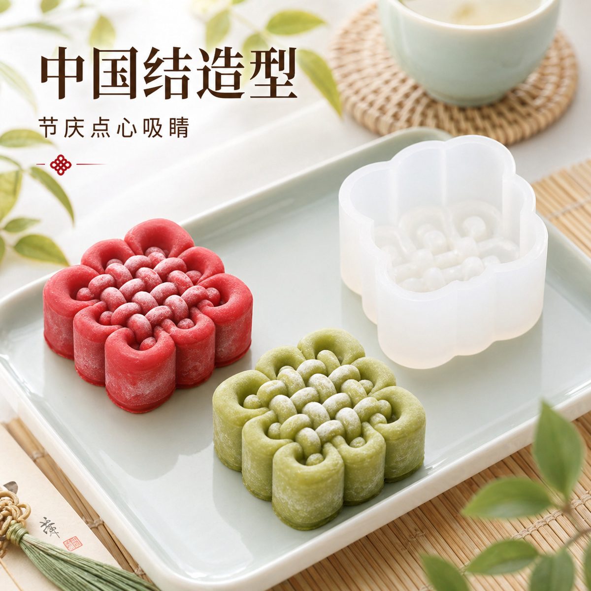 Chinese Knot Mousse Cake mold (RUUIPON-437)