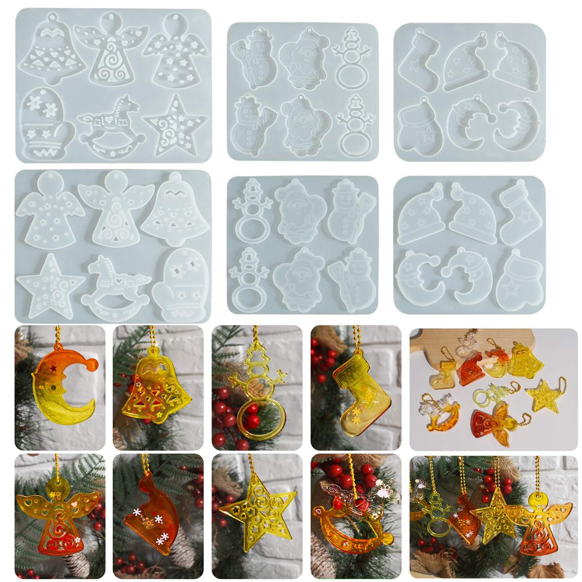 Angel Bell Pendant mold (RUUIPON-497)