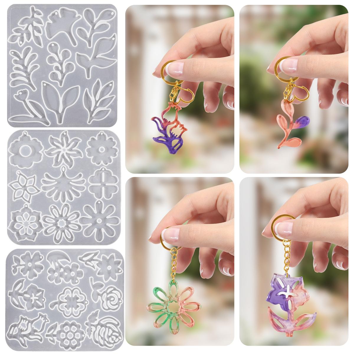 Earring Leaf Pendant mold (RUUIPON-502)