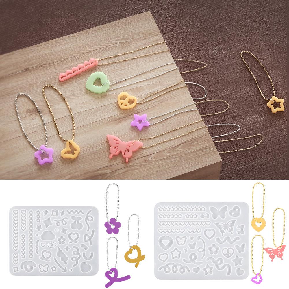 Quicksand Heart Pendant mold (RUUIPON-520)