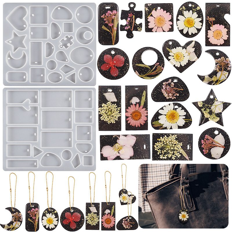 Heart Puzzle Pendant mold (RUUIPON-524)