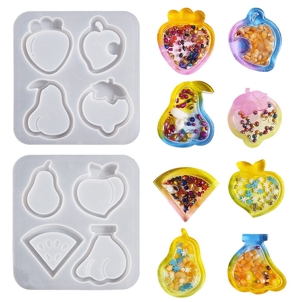 Strawberry Pear Pendant mold (RUUIPON-528)