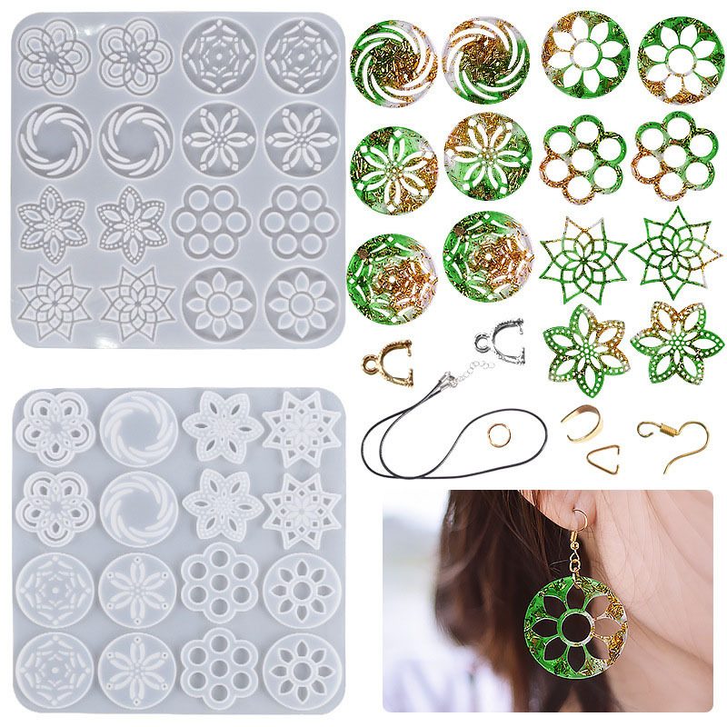 Necklace Earring Pendant mold (RUUIPON-551)