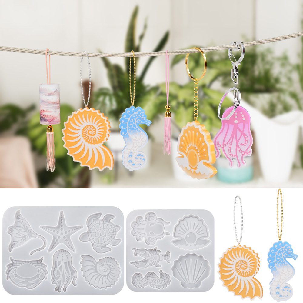 Keychain Sea Turtle Pendant mold (RUUIPON-554)