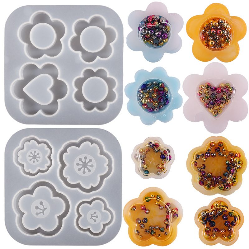 Quicksand Keychain Pendant mold (RUUIPON-557)