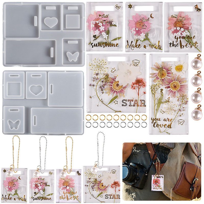 Hanging Tag Dried Flower Pendant mold (RUUIPON-559)