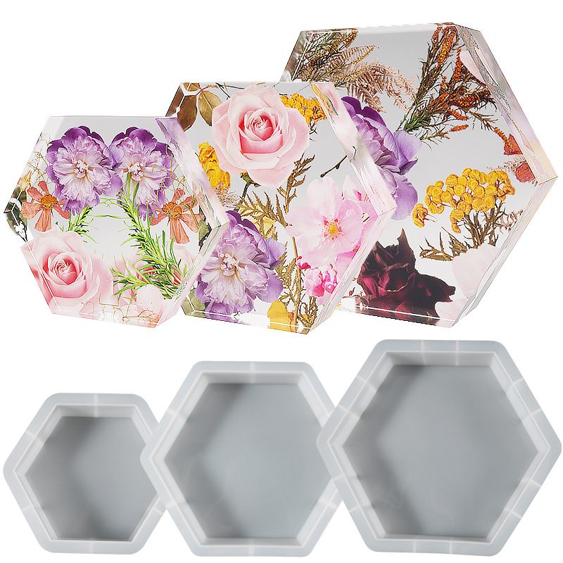 Geometric Hexagon Resin mold (RUUIPON-596)