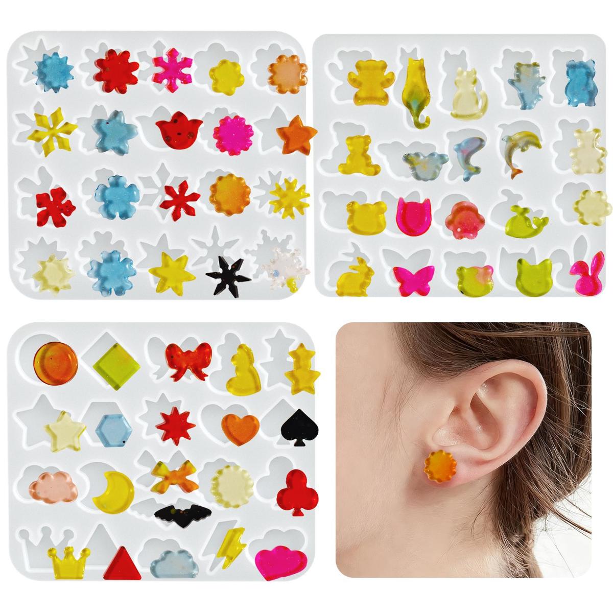 Earring Star Resin mold (RUUIPON-599)