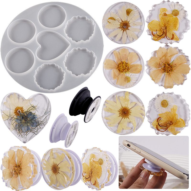 Phone Stand Hanging Tag Resin mold (RUUIPON-612)
